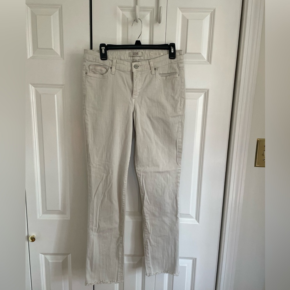 Vintage America Blues Boho Skinny Ankle Jeans